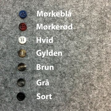 Skjorte Knap 11 mm